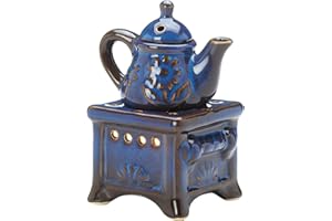ZINGZ & THINGZ Koehler 10017714 5.375 Inch Teapot Stove Oil Warmer Blue