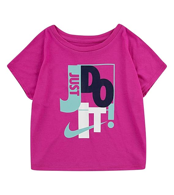 Buy Nike Girl's Regular Fit JDI Logo T-Shirt at Amazon.in