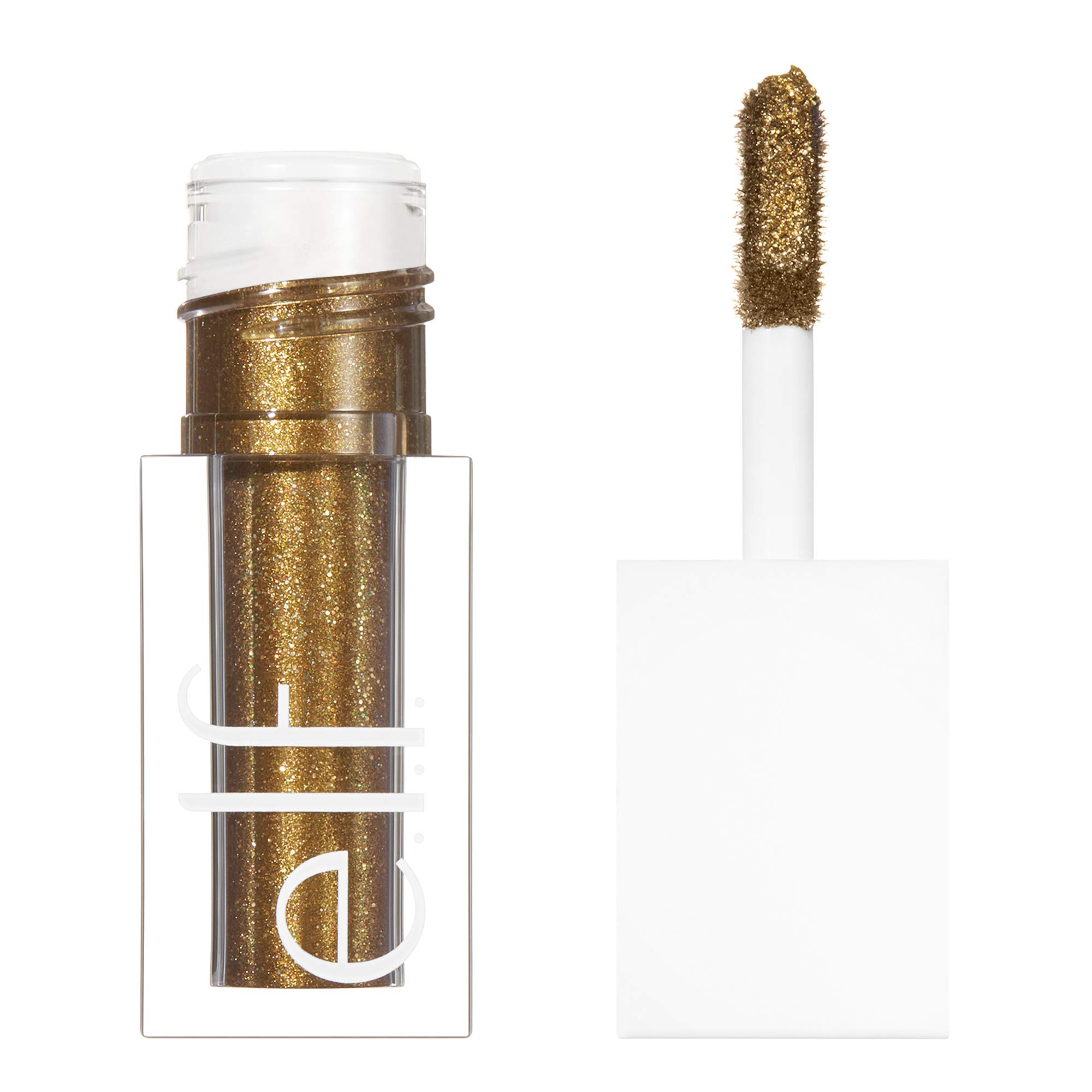 e.l.f. Liquid Glitter Eyeshadow, Long Lasting, Quick-Drying, Opaque, Gel-Based Formula, Creates High-Impact, Multi-Dimensional Eye Looks, Dirty Martini 3ml