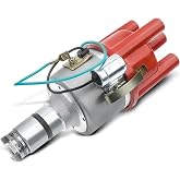 A-Premium Ignition Distributor with Cap and Rotor, 4 Cylinders, 1 Blade | Compatible with Volkswagen Beetle, Super Beetle, Transporter, Karmann Ghia, Thing, Campmobile, Squareback, Fastback, Rabbit