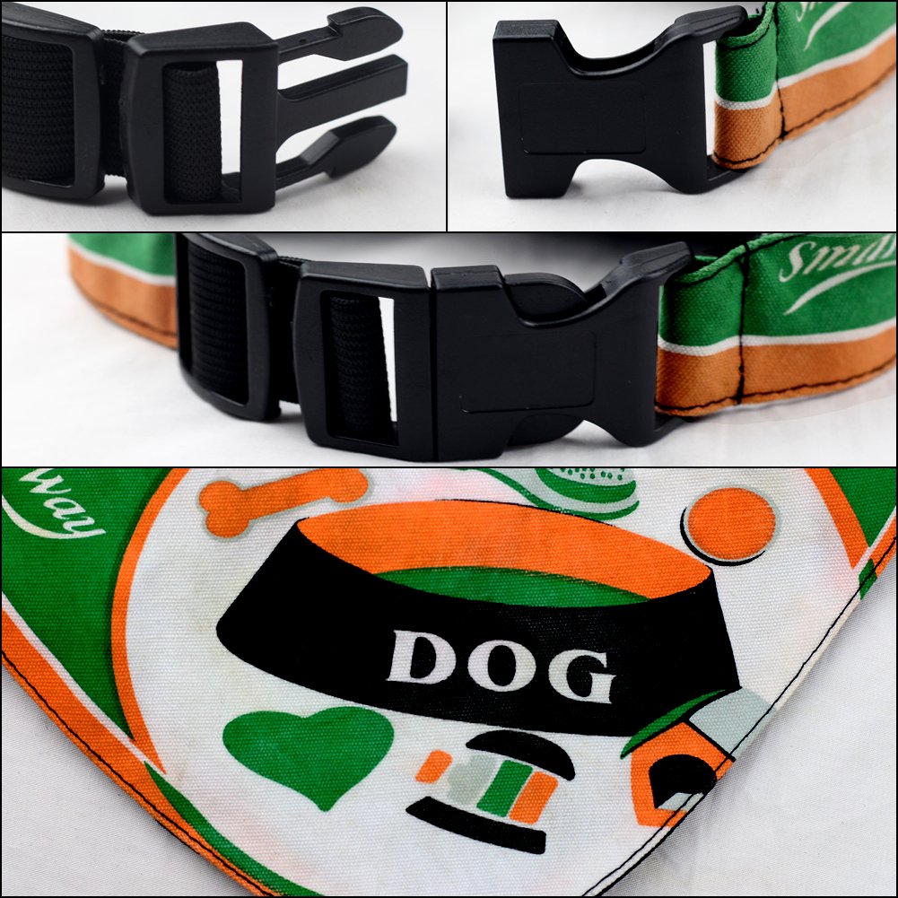 SW Dog Bandana Pet Scarf Neckerchief Collar Adjustable Pet Fashion Accessory for Medium Large Cats Accessories Dress