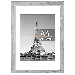upsimples A4 Picture Frame, Display Pictures 6x8