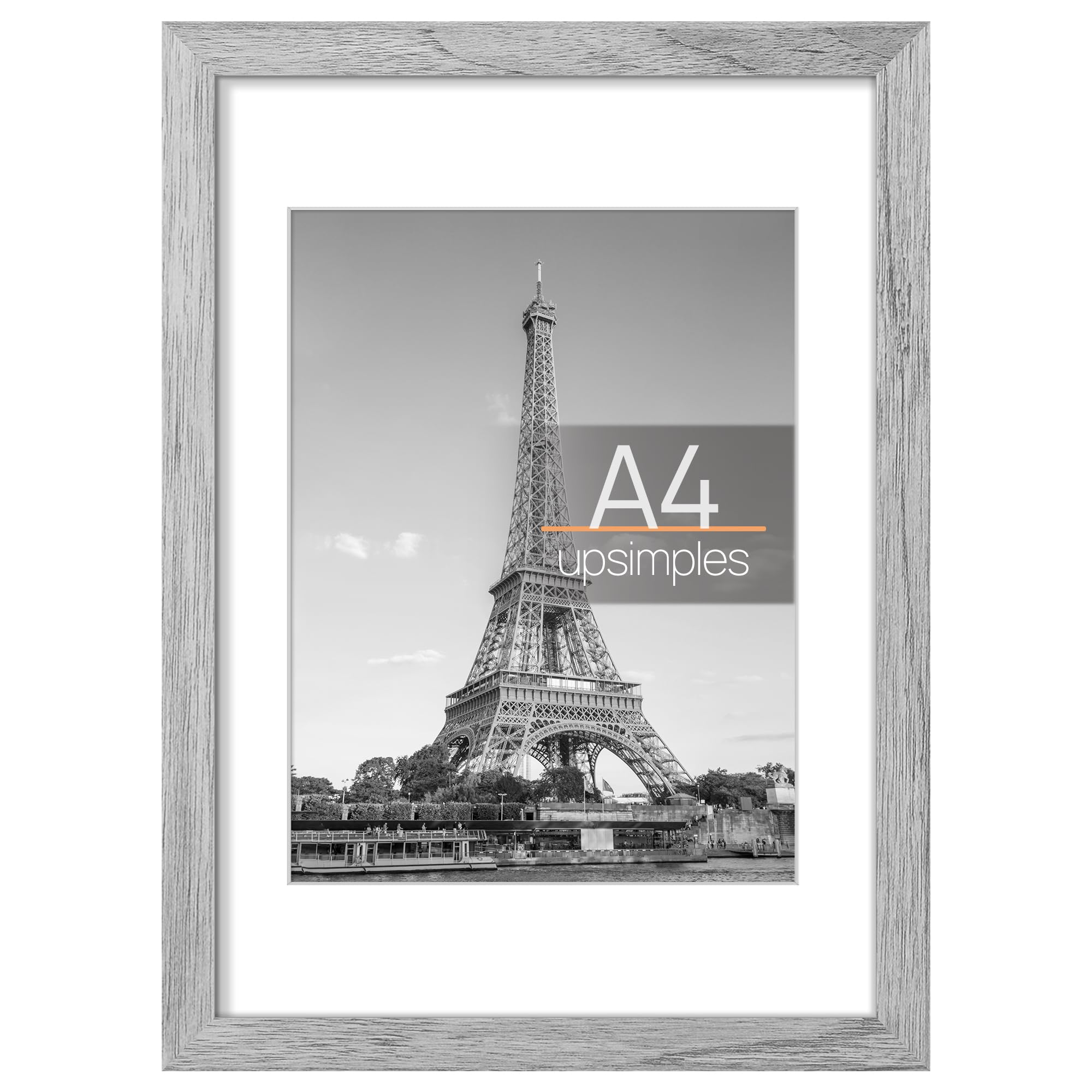 upsimples A4 Picture Frame, Display Pictures 6x8