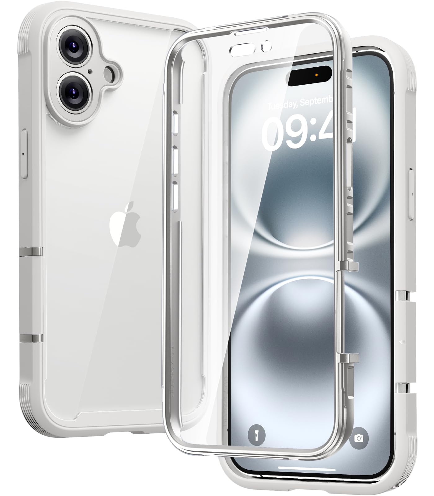 Diaclara Designed for iPhone 16 Case, Full Body