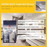 Sika Forever White Powder Wall Tile Grout - Water Resistant Mould Shield Arctic view 3