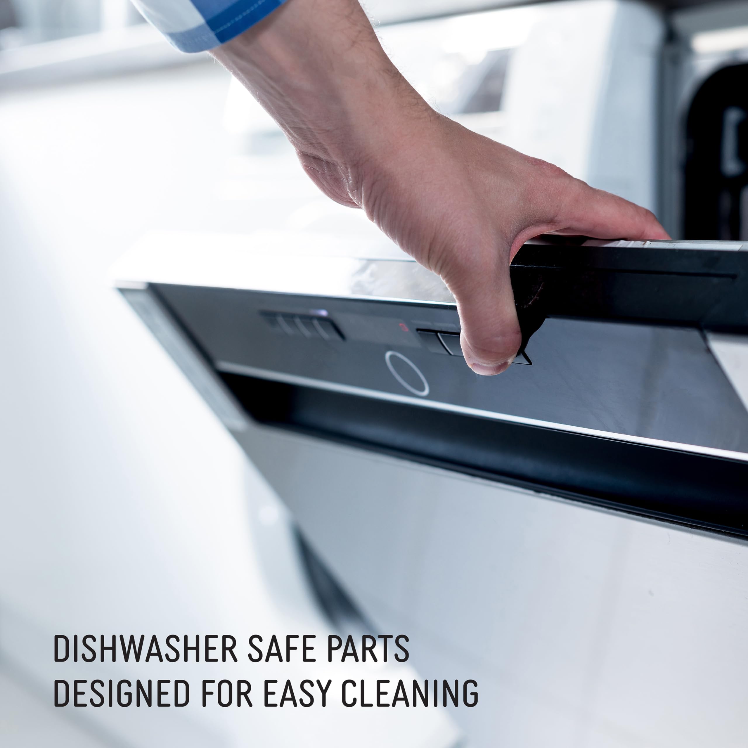 Ninjas | Cafetera | Porción individual |Preparar con cápsulas de café y posos| Compatible con cápsulas de café K-Cup | 4 estilos de preparación, tamaños de taza de hasta 24 oz y depósito extraíble de 56 oz | Negro | PB051