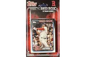 Boston Red Sox 2024 Topps Factory Sealed 17 Card Team Set with Rafael Devers and 4 Rookie Cards including David Hamilton Plus