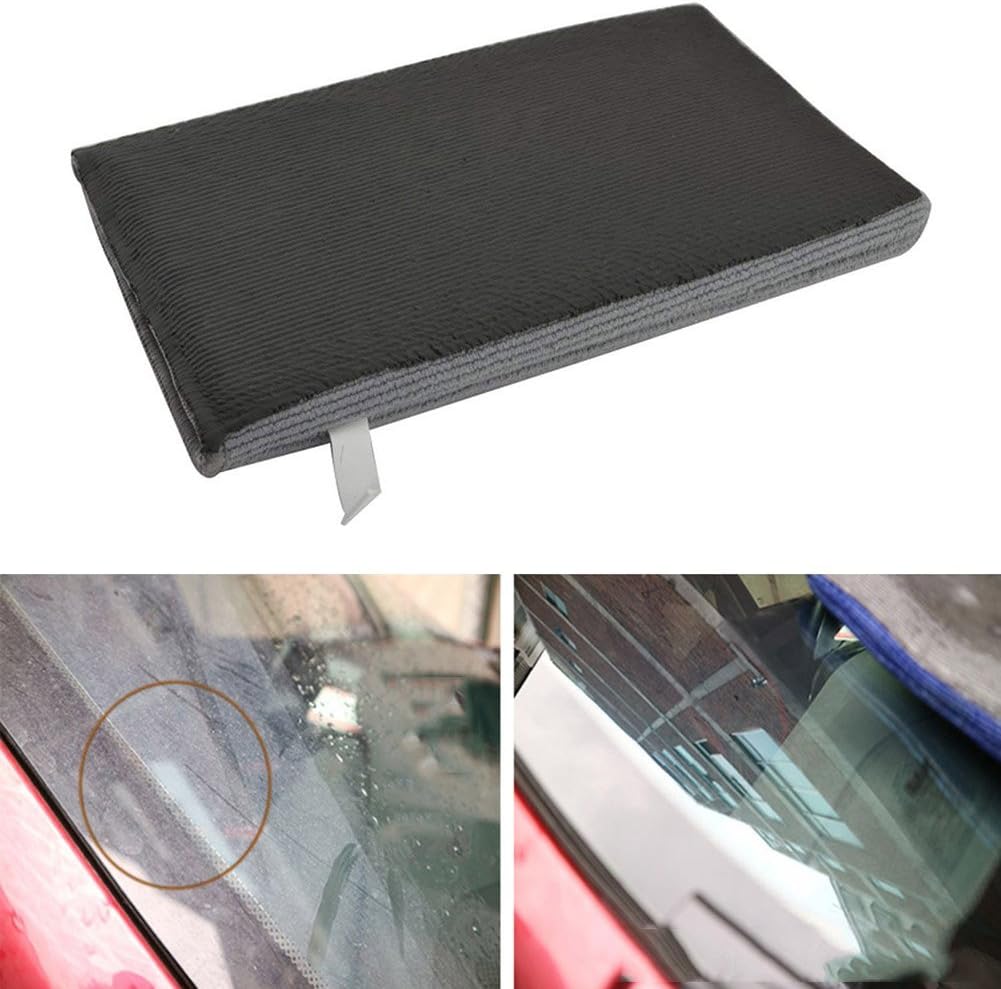 Auxsoul Clay Bar Mitt - Magic Grade Clay Bar Mitt Thickening Sponges Surface Prep Mitt, Car Polish Clay Bar Atuo Detailing Clay Glove for Microfiber Car Styling Washing Tool(Gray)