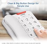 VTech CL1100 Corded Landline Phone with Big Button Visual Ring Indicator view 4
