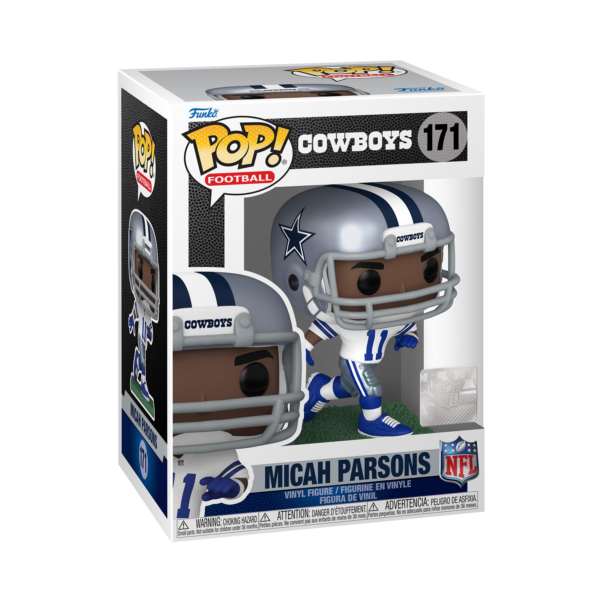 Funko POP! NFL: Cowboys - CeeDee Lamb - Micah Parsons - Collectable Vinyl Figure - Gift Idea - Official Merchandise - Toys for Kids & Adults - Sports Fans - Model Figure for Collectors and Display