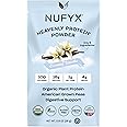 NUFYX® • Heavenly Protein® Powder • World’s Finest 100% Organic American Grown Peas • Vegan • Gluten Free • Low Carb (Creamy Vanilla, Packet)