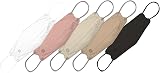 HEKAS 5 Pack Face Masks FFP2 UK Certified Cotton Soft Earloops Mix view 2