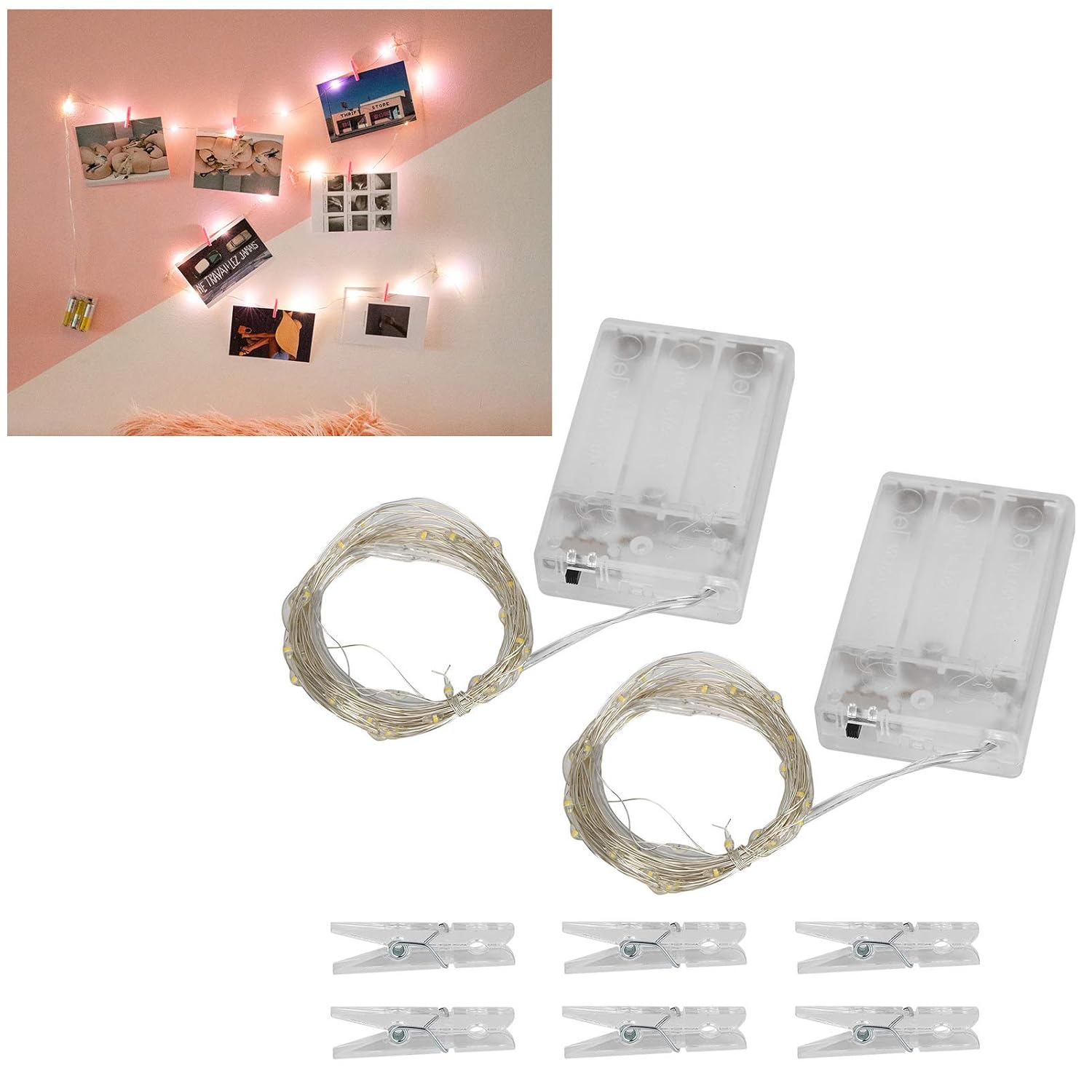 Buy Photo Clips String Light, Photo Clips, Outdoor String Lights String