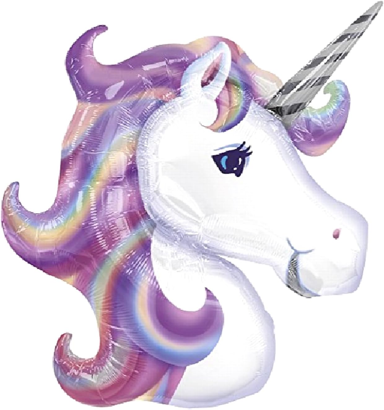amscan Unicorn Head Foil Balloon 83 x 73 cm, See Image, 33 x 18 x 20