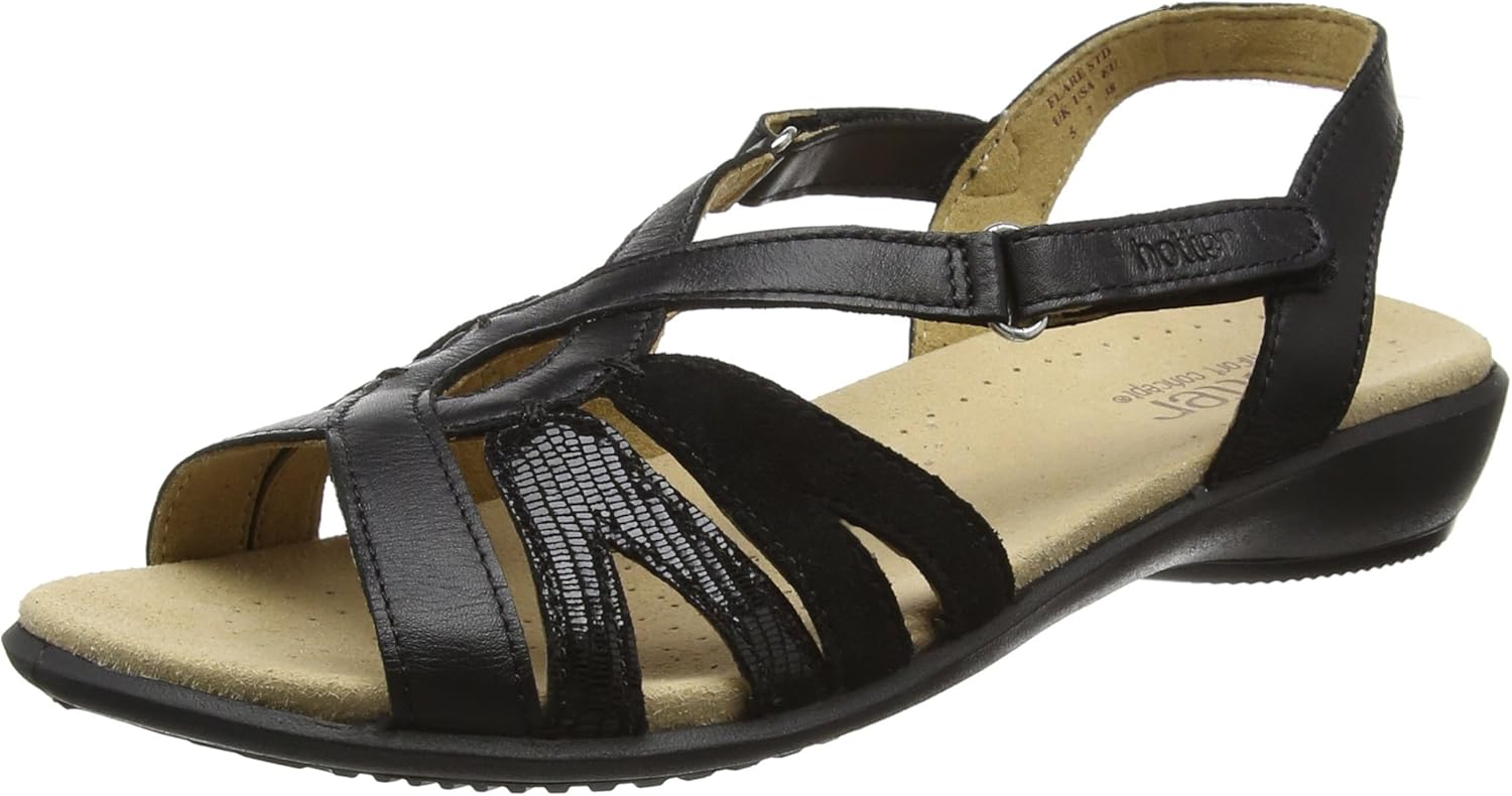 Hotter Women’s Flare Open Toe Sandals Amazon.co.uk Shoes & Bags