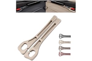 FFKQBH No Drop Seat Guard, Car Seat Gap Filler, Drop seat Gap fillers Between Seat and Console Stop Things from Dropping (Beige)