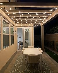 AVANLO 55FT Outdoor Lights String for Patio Outside