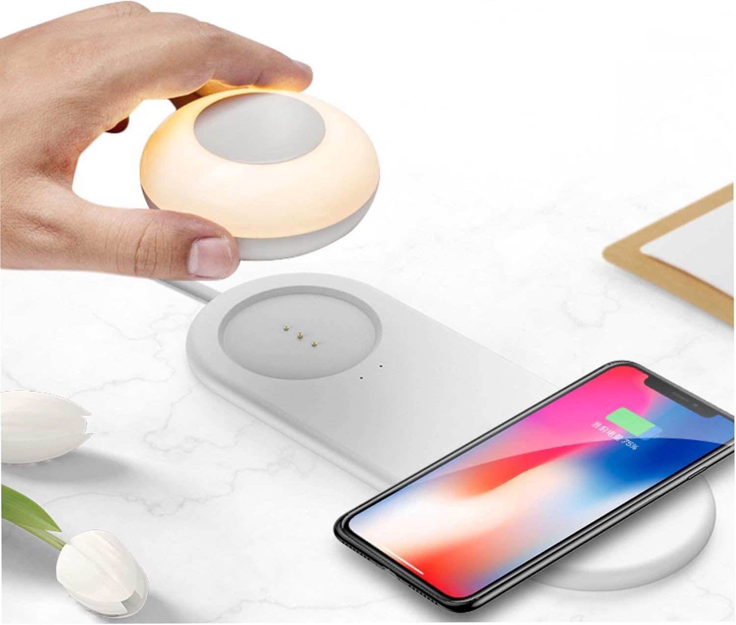 wireless charger night light