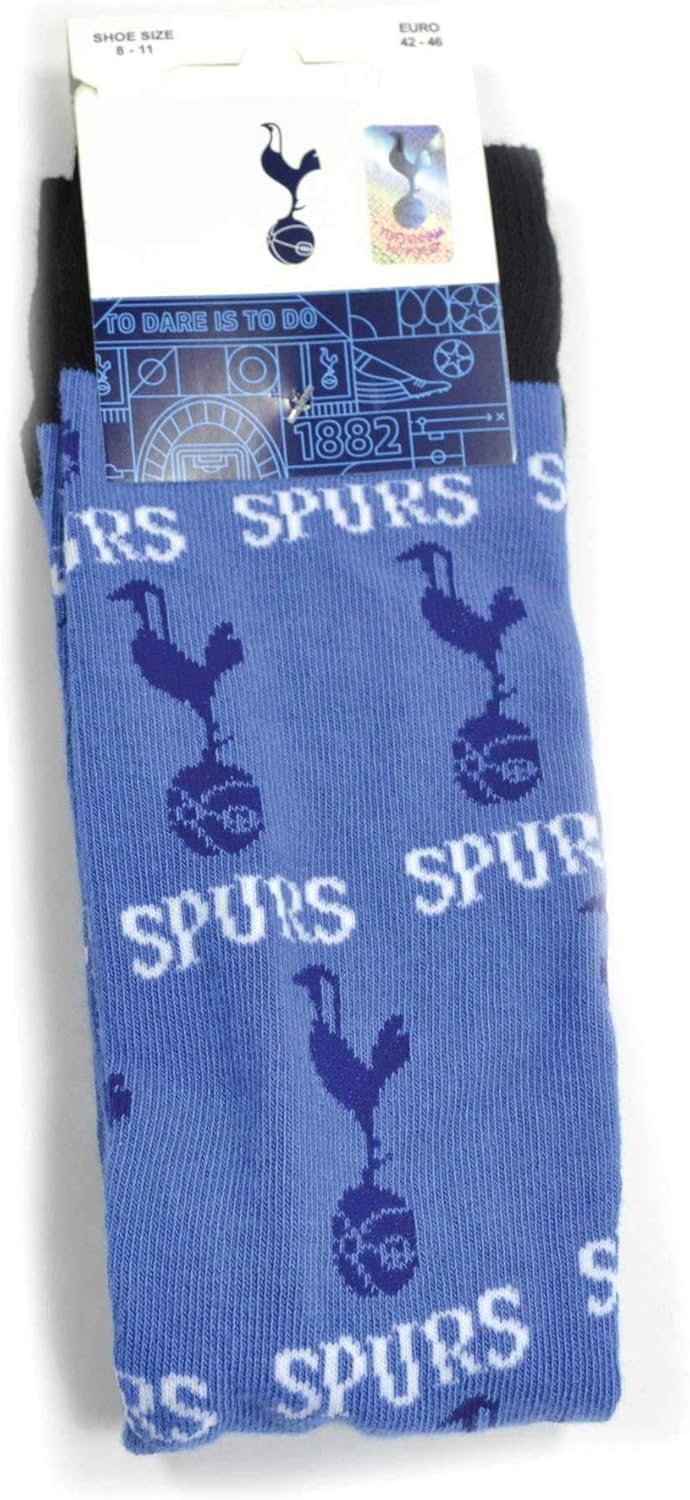 Tottenham Adult All Over Print Dress Socks 8-11 - Authentic EPL
