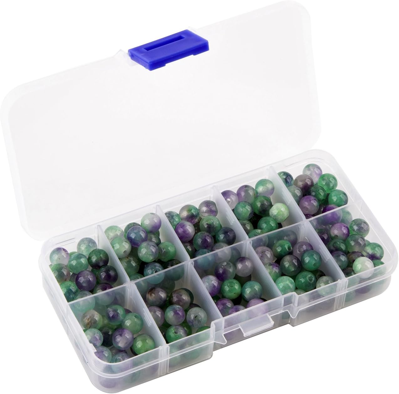 Lava Rock Stone Gemstone Semi Precious Stone Beads Round Loose Beads for Jewelry Making Findings Accessories,8mm 200pcs (Size 4)
