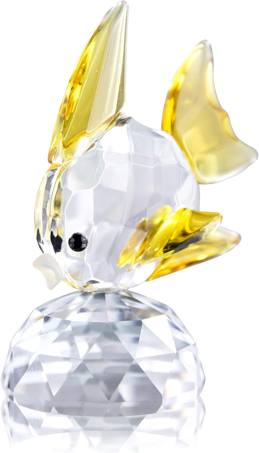 Handmade Crystal Fish Figurine Crystal Glass Animal Figurines