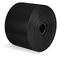 Hook Mat Fastener, 42' Long & 4" Wide Hook and Loop Nylon Tape Strips for Carpet Bonded Foam Seams, for Keeping Stability Cheer Mats for Gymnastics Gym Floors (Black)