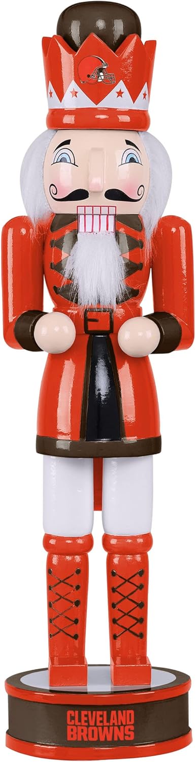 Nutcrackers - foco NFL Team Logo Collectible Holiday 14
