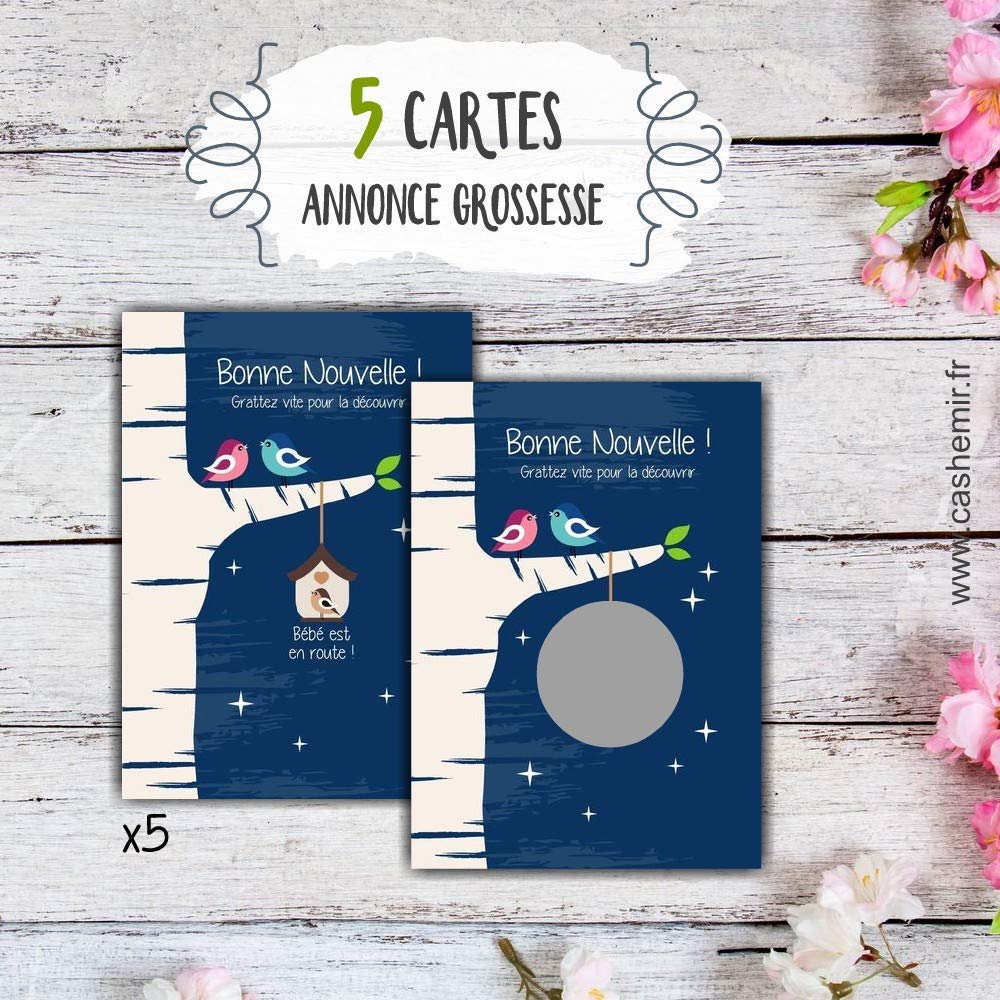 Lot De 5 Cartes Cartes A Gratter Annonce Grossesse Originale Ref 116 Enceinte Bebe En Route Maternite Heureux Evenement Produits Handmade Fournitures De Bureau Et Articles De Fete