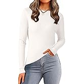 Allegra K Women's Boat Neck Long Sleeve Ribbed Sweaters Casual Pullover Tops