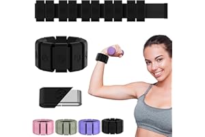 Sonkoloro Adjustable Wrist Weights for Women Men, Leg Weights for Women 0.75lb-1lb Each for Walking, Yoga, Dance, Barre, Gym