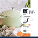 MasterClass Medium Casserole Dish with Lid 5 Litre 28 cm Mint view 4