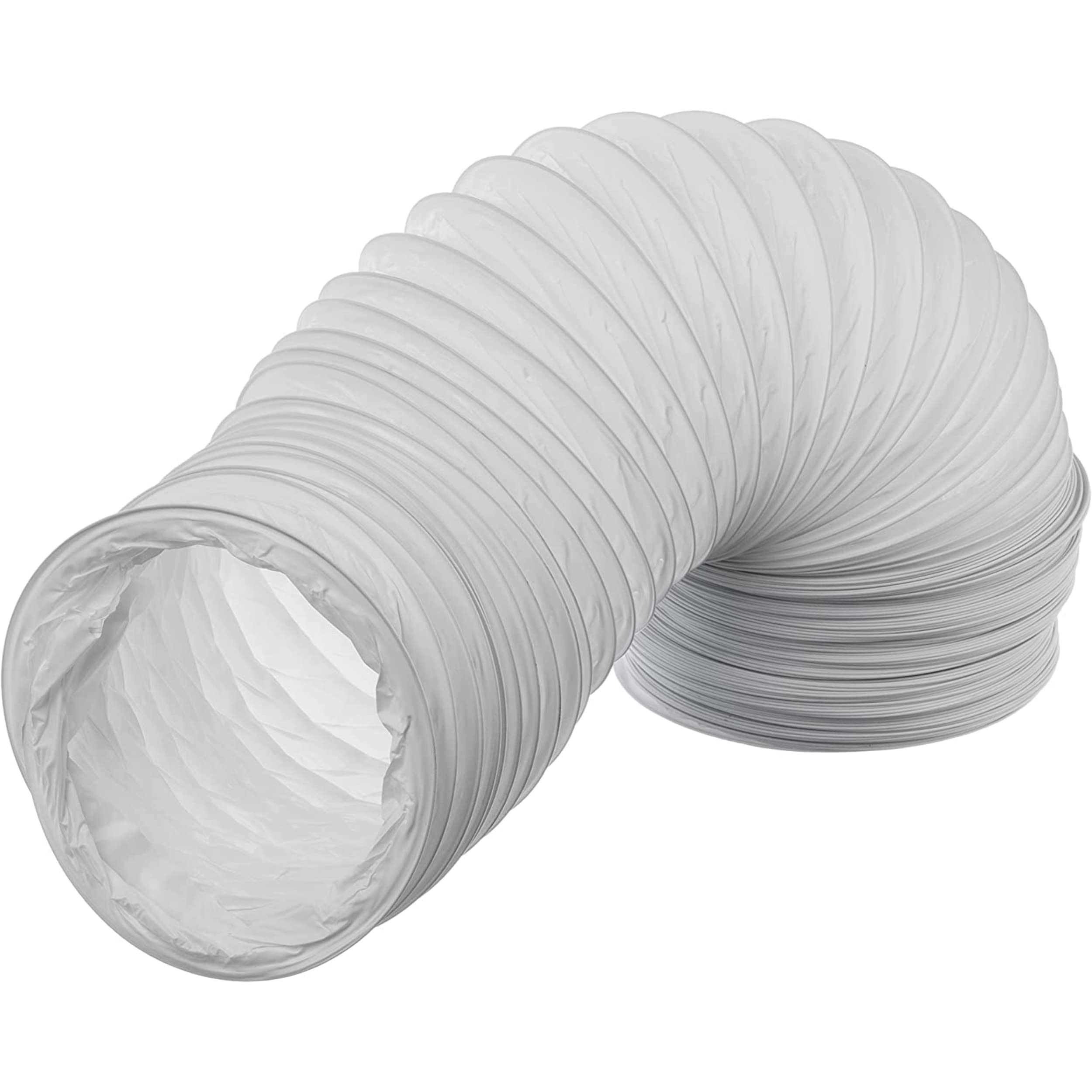 Ø 160mm / 6m PVC Flexible Ducting - Ventilation Duct Hose for Tumble Dryer, Cooker Hood, Extractor Fan, Air Conditioner