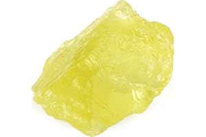 YATOJUZI 1.8-2.2" Citrine Large Raw Stones and Healing Crystals Natural Rough Crystal Rocks for Tumbling Cabbing Polishing Fountain Rocks Decoration 1PCS