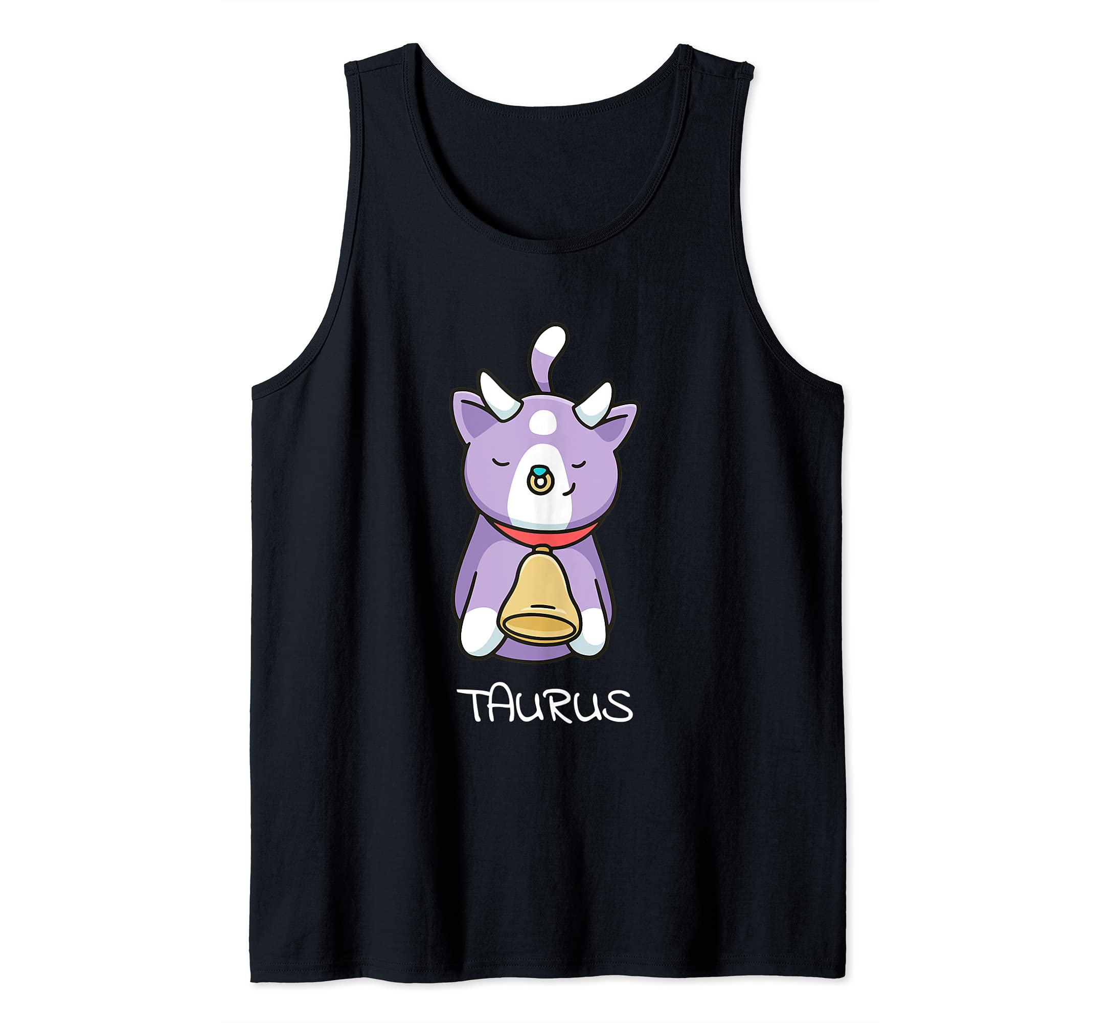 Taurus Cat Zodiac Signs Kawaii Astrology Cats Horoscope Tank Top