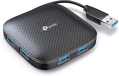 UH400 Hub USB 3.0 4 Porte Multipresa Cavo Pieghevole Portatile