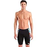 Arena Mens Arena Performance Men's Iguanas Swim Jammer Sports Shorts Knee-Length Bathing Suit