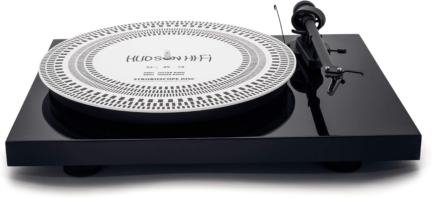 Hudson HiFi Turntable Cartridge Alignment Protractor Mat BigaMart