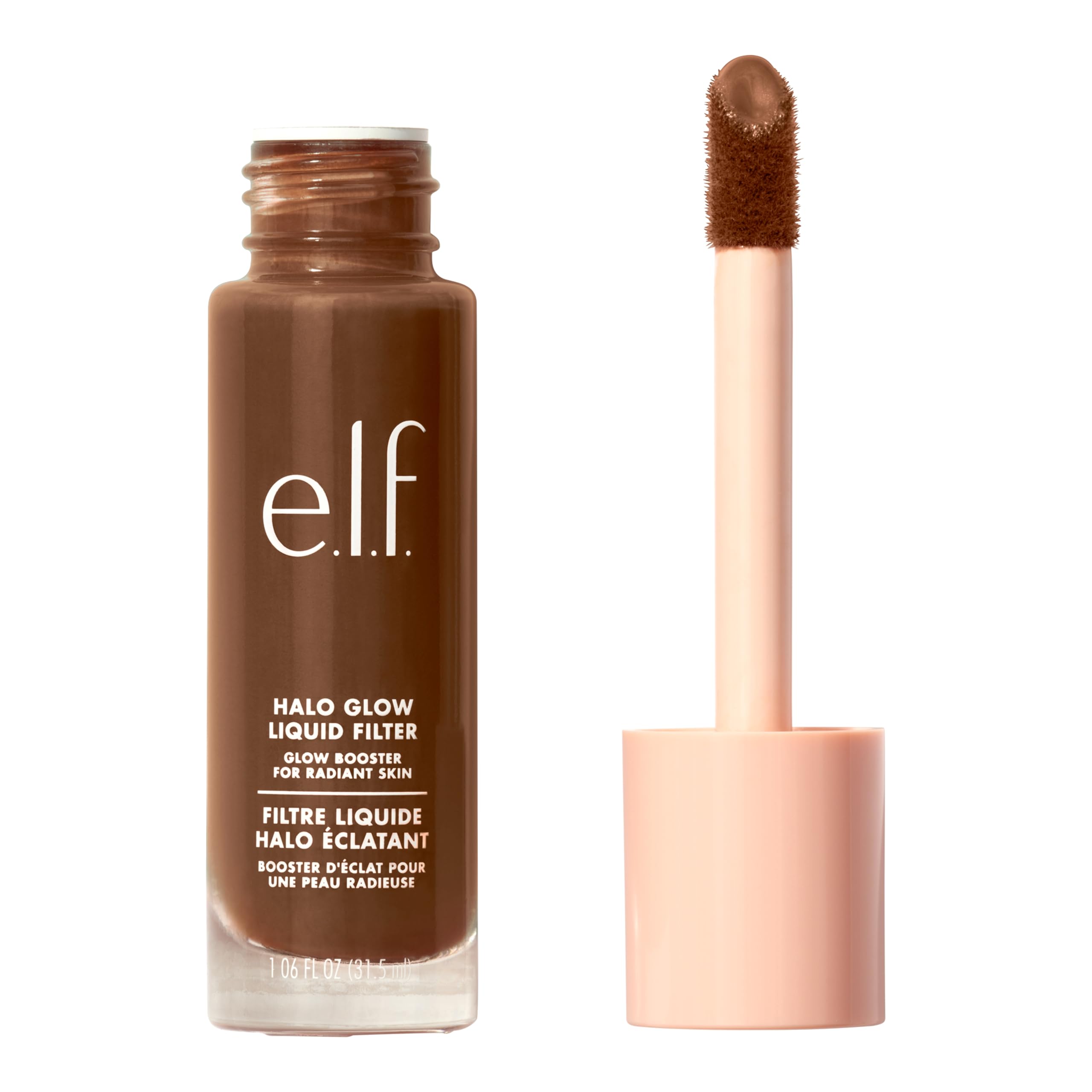 e.l.f. Halo Glow Liquid Filter, Complexion Booster For A Glowing, Soft-Focus Look, Infused With Hyaluronic Acid, Vegan & Cruelty-Free, 8.5 Rich — image 1