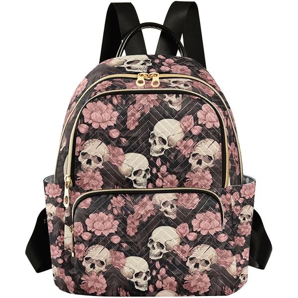 Amazon.com: Freewander Witch Skull Print Small Backpack 
