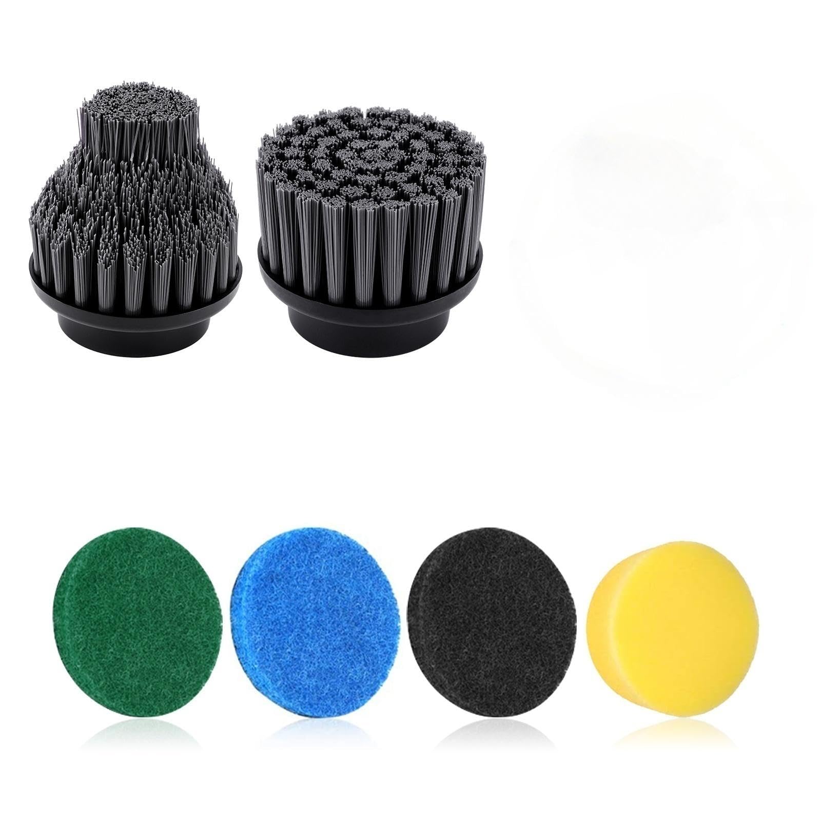 Electric Cleaning Brush Heads Set for NOLYTH Electric Spin Scrubber, 6 Pack Replaceable Brush Heads for Cleaning Bathroom Kitchen Bathtub Floor Tile Sinks