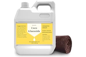 Hznxolrc 12 oz Coco Glucoside Surfactant - Natural Foaming Cleanser - Plant Derived - Biodegradable - For Formulations and DIY Skin Care