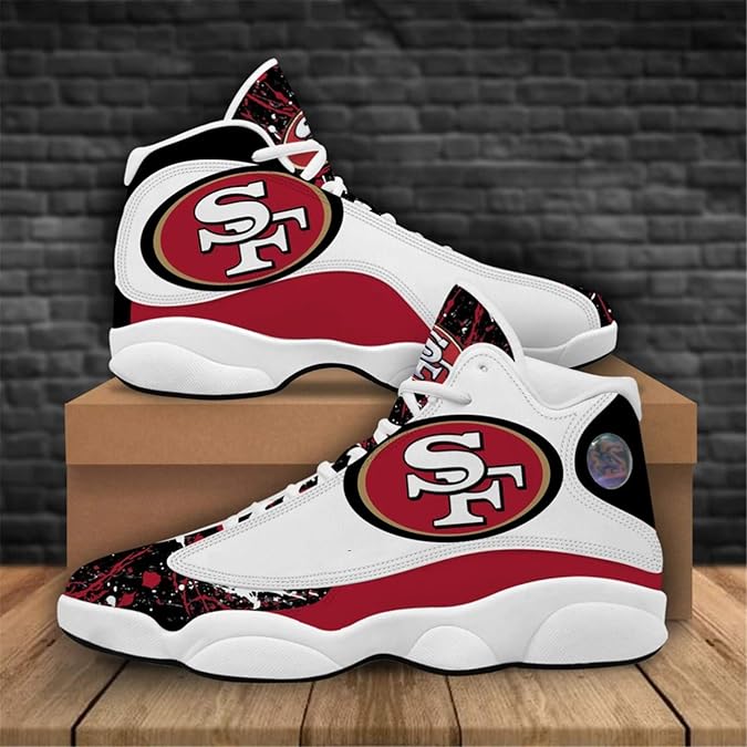 Buy 49ers Team Fans 10 Running Shoes Athletic Sneakers for