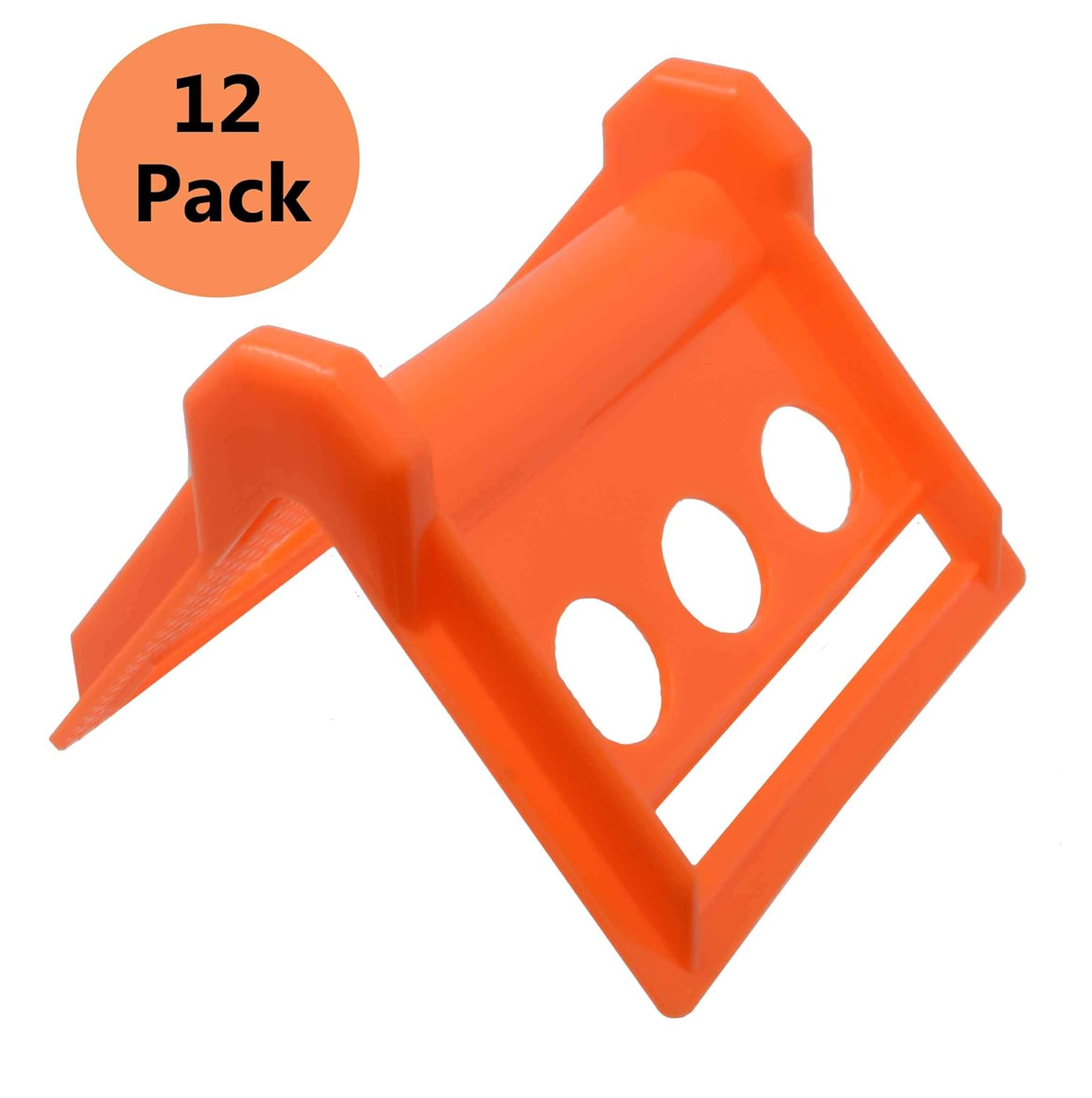 12 Pack Tie Down Strap Protectors - Flatbed Strap Corner Protectors - Corners Guard The Cargo and Straps from Damage or Wear in Shipping - Vee Boards - Load Protectors - Pallet Edge Protector