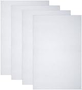Pllieay 4 Pieces White Aida Cloth 14 Count Cross Stitch Fabric 45x30 cm view 2