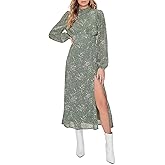 Forever 21 Womens Celestial Print Open-Back Midi Dress