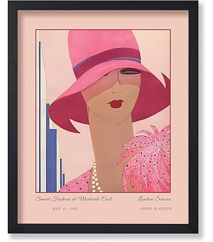Amazon.com: Fine Art Canvas Vintage Vogue Magazine Cover 1920