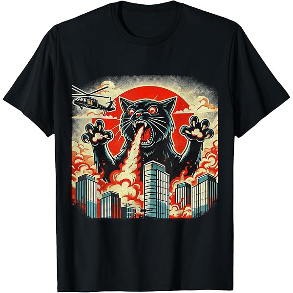 Amazon.com: Catzilla The Great Wave off Kanagawa Great Wave