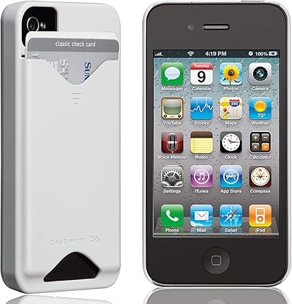 Amazon Co Jp Case Mate Iphone 4s 4 カードホルダー付ハードケース Id Case グロッシー ホワイト Cm 家電 カメラ Amazon Co Jp Case Mate Iphone 4s 4 カードホルダー付ハードケース Id Case グロッシー ホワイト Cm 家電 カメラ