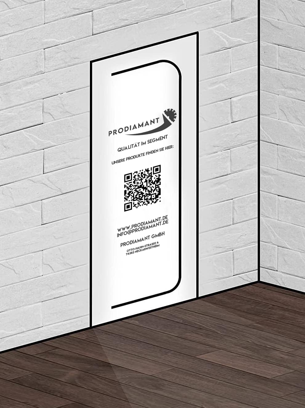 PRODIAMANT dust Protection Door Made of dust-Proof Polypropylene Fleece (PP) dust Protection, Construction Door, 1.10 x 2.20 m