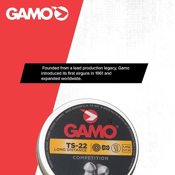 GAMO AIR RIFLE PELLET COMBO PACK – .177 OR .22 CALIBER PERFORMANCE PELLETS WITH HUNTER, MAGNUM, MASTER POINT AND MATCH STYLES FOR TARGET SHOOTING AND HUNTING.